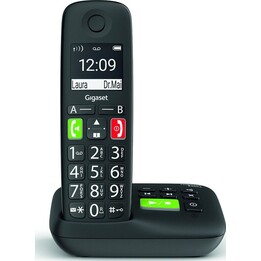 Teléfono inalámbrico Gigaset E290A con contestador automático digital.
