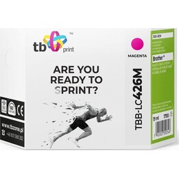 Tinta magenta para impressora Brother MFC-J4540DW TBB-LC426M, 100% nova.
