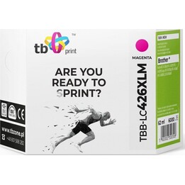 Tinta magenta para impressora Brother MFC-J4540DW TBB-LC426XLM, 100% nova.