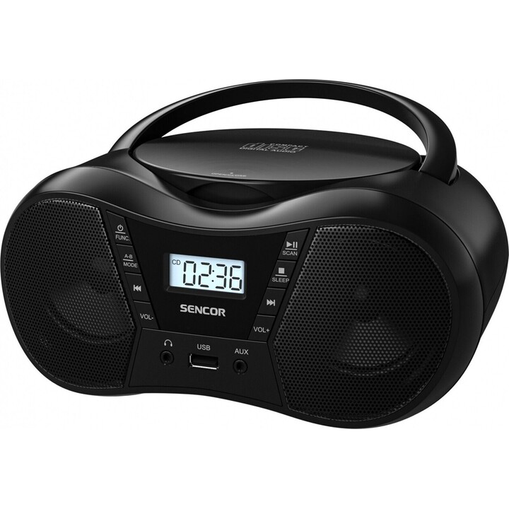 Radio CD SPT 2300 BK CD/MP3/USB/BT FM radio
