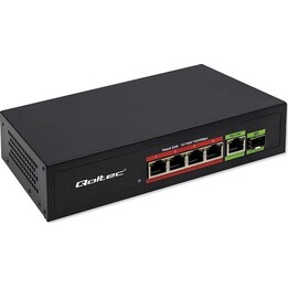 Ethernet PoE SWITCH 4x RJ45 PoE 1x RJ45Upli