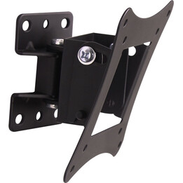 Soporte de pared para TV LED/LCD de 13 a 30 pulgadas, soporta hasta 15 kg, con función giratoria e inclinable.