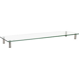 Monitorständer mit Glasplatte, 1000 mm lang