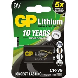 GP Lithiumbatterie 9V L522/LA522/6F22 Blisterpackung - 1 Stück.