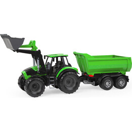 Trattore Worxx Deutz-Fahr con rimorchio da 74 cm