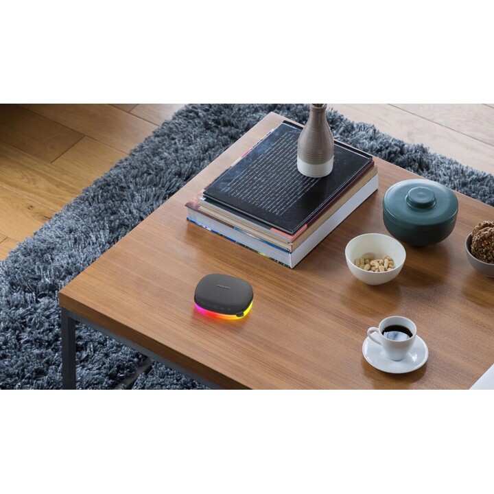 Caixa de som Bluetooth com luzes TAS2307BK/00