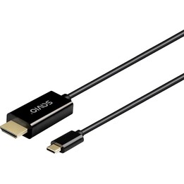 Cable USB-C a HDMI CL-191 - 30 Hz, 2 m, plástico