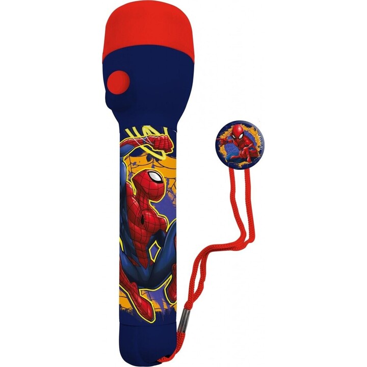 Torcia elettrica grande di Spiderman 16 x 4,5 cm