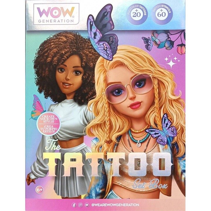 Ensemble créatif de tatouages