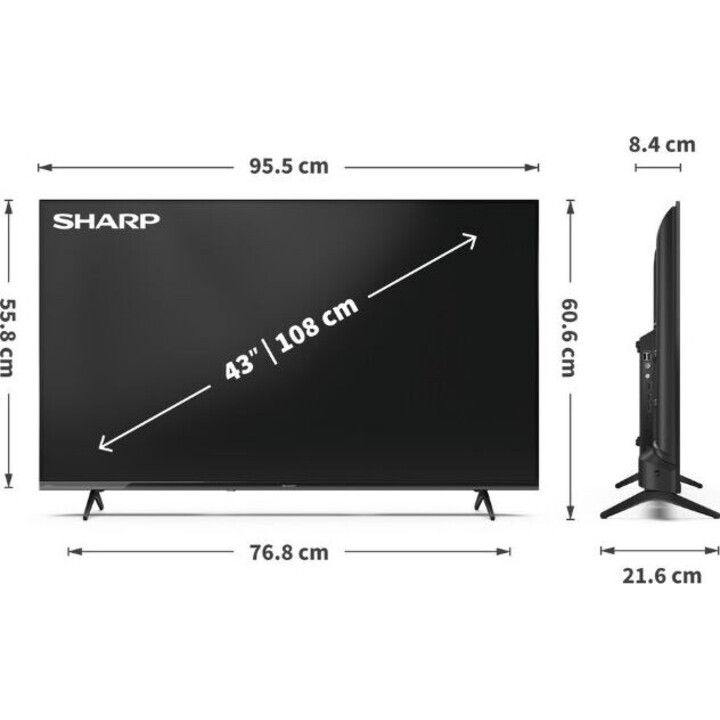 TV LED de 43 polegadas 43HE2445E