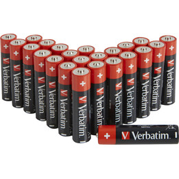 Piles alcalines AA / LR06, paquet de 24, référence 49505
