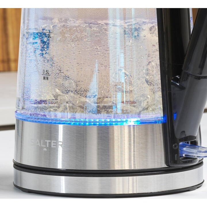 Salter EK5078IRFVDE Iridescent Glass Kettle