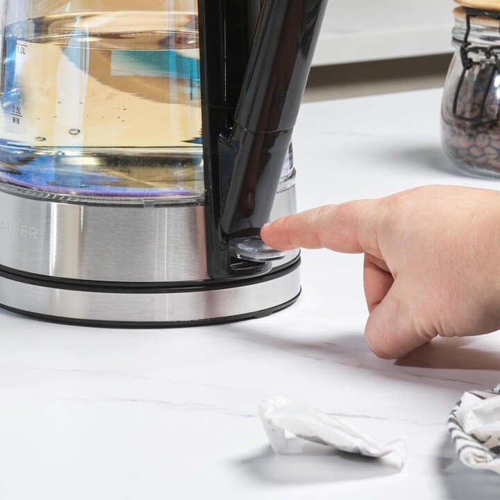 Salter EK5078IRFVDE Iridescent Glass Kettle
