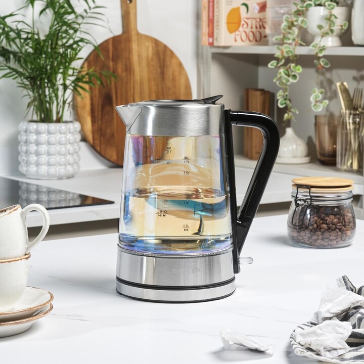 Salter EK5078IRFVDE Iridescent Glass Kettle