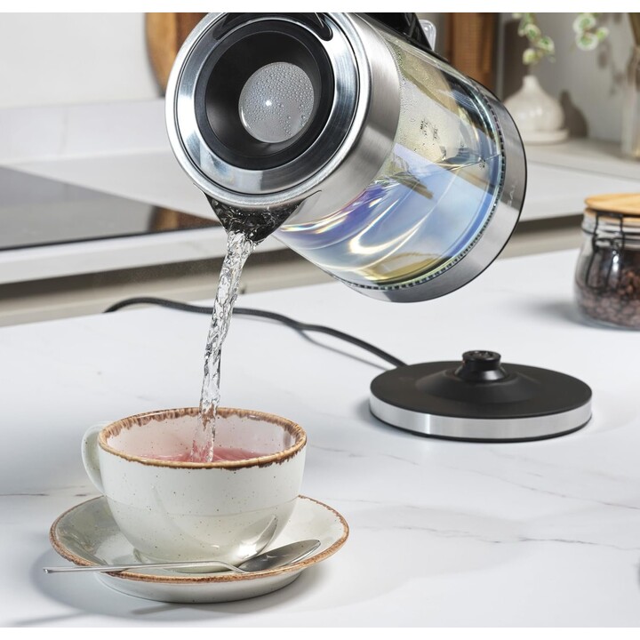 Salter EK5078IRFVDE Iridescent Glass Kettle