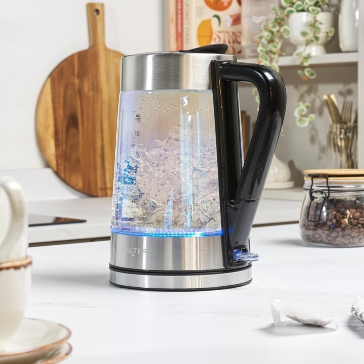 Salter EK5078IRFVDE Iridescent Glass Kettle