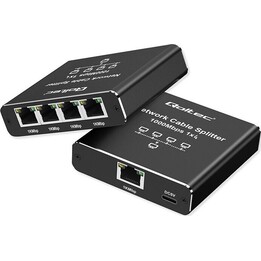 Ethernet-Splitter Mini-Switch 1x4 RJ45