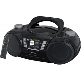 Boombox con DAB+ SPT 6510, lettore CD/MP3/USB/SD e Bluetooth.
