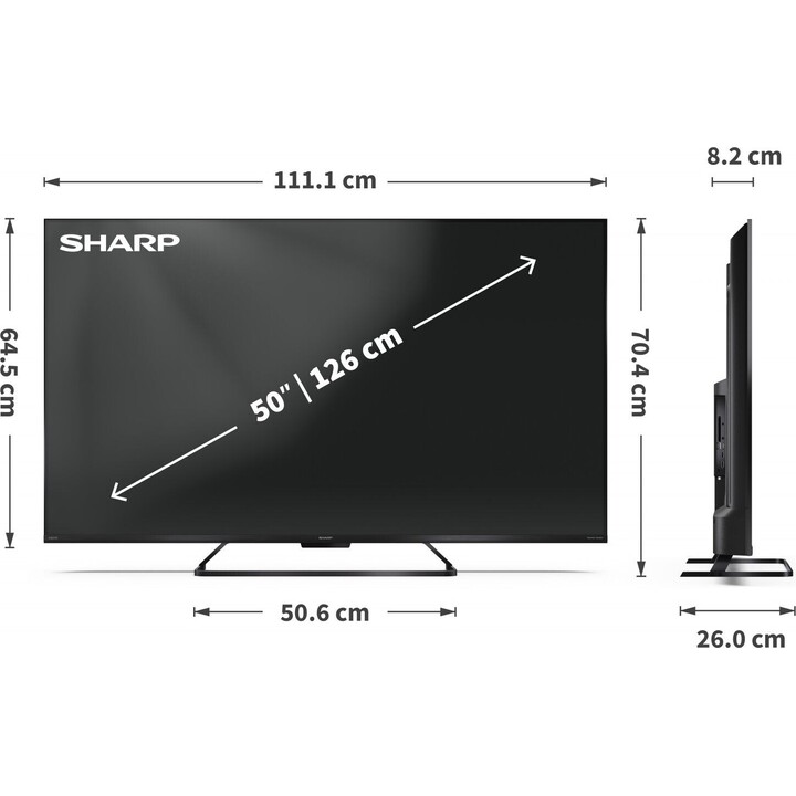 TV QLED de 50 polegadas 50HR8465E