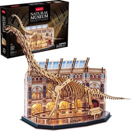 CubicFun L544h Museo de Ciencias Naturales Brachiosaurus LED 216 piezas