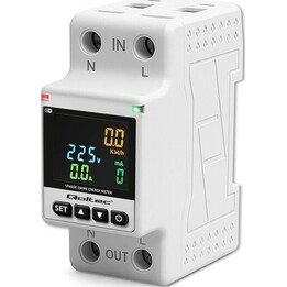 Medidor de consumo de energía monofásico DIN35