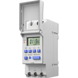 Minuterie électronique pour rail DIN avec batterie