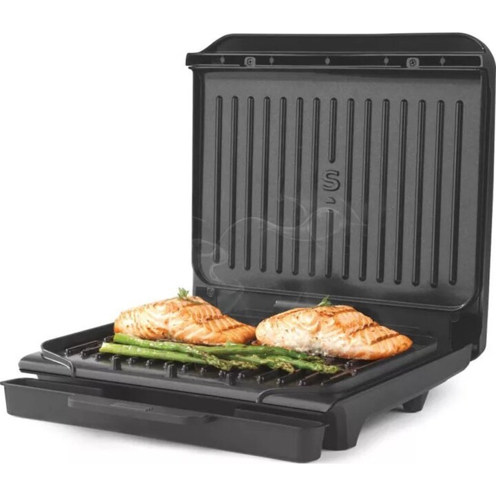 Elektrischer Kontaktgrill Salter ActiGrill Everyday EK6236VDE mit einstellbarer Temperatur und Antihaft-Grillplatten