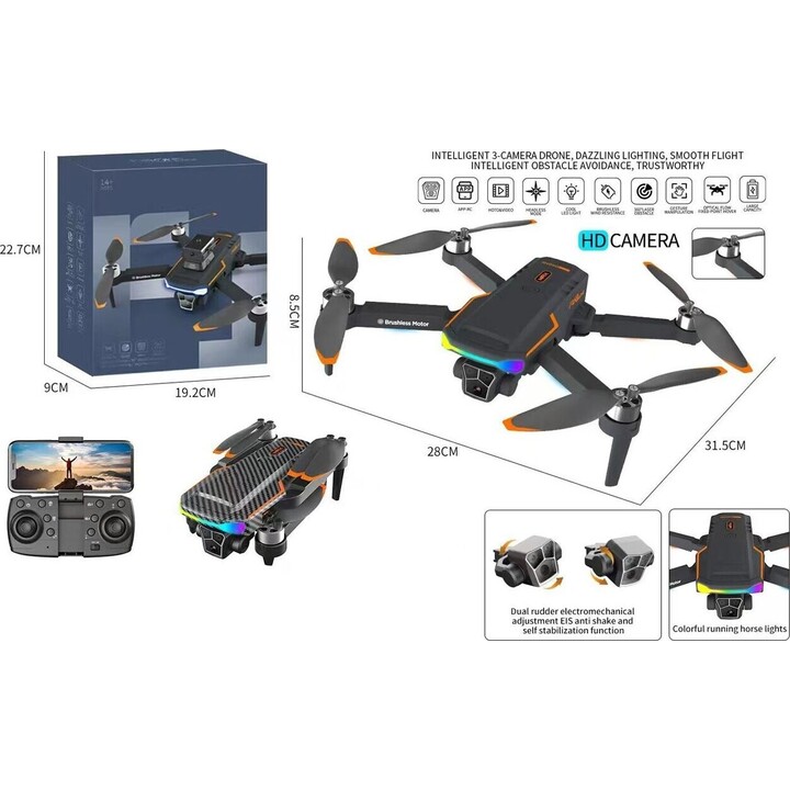 Drone radiocommandé avec caméra