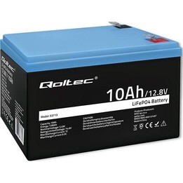 Batteria al litio ferro fosfato LiFePO4 | 12,8 V | 10 Ah | 128 Wh | BMS