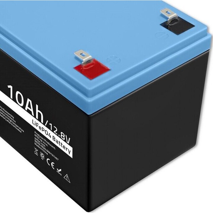 Lithium-Eisenphosphat-Akku (LiFePO4) | 12,8 V | 10 Ah | 128 Wh | BMS