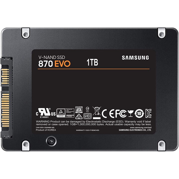 Samsung 870 EVO 2.5" 1000 Go Série ATA III V-NAND
