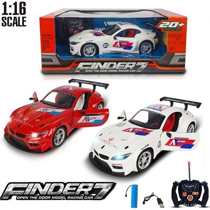Luz para coche teledirigido, USB, puerta practicable