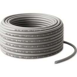 UTP patchcord cable CAT6 Copper Cu 50m gray