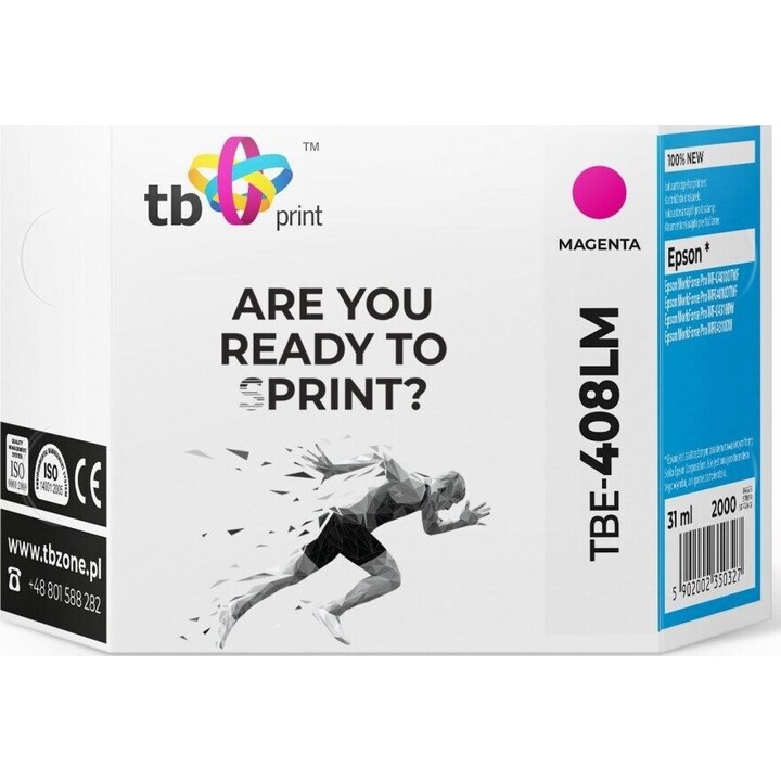 Ink for Epson T09K3 TBE-408LM 100% new magenta