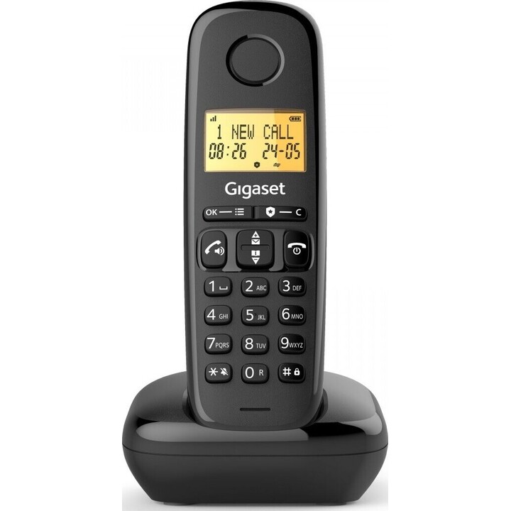 Gigaset BASIC 100 telefono cordless DECT nero