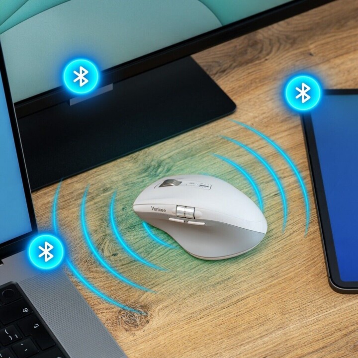 Mouse 2095WH SPIN DUAL, Rolagem Inteligente Voadora