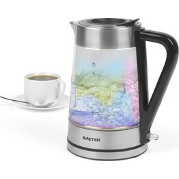 Salter EK5078IRFVDE Iridescent Glass Kettle
