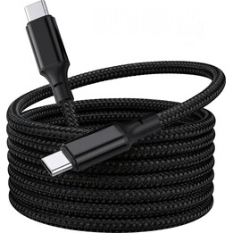 Magnetisches USB-C-auf-USB-C-Kabel, 1 m, schwarz