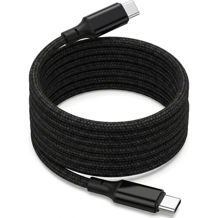Magnetic cable USB C - USB C 1 m black