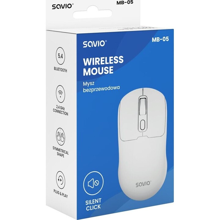 Mouse sem fio MB-05 SAVIO com 2,4 GHz