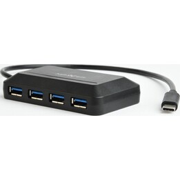 GEMBIRD ACT-HUB3C-4P concentrador USB-C de 4 puertos USB 3.1 negro