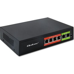 Schneller Ethernet PoE-Switch 4xRJ45 2xRJ45 Uplink 65