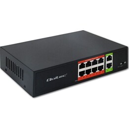 FAST Ethernet PoE SWITCH 8xRJ45 2xRJ45 Uplink