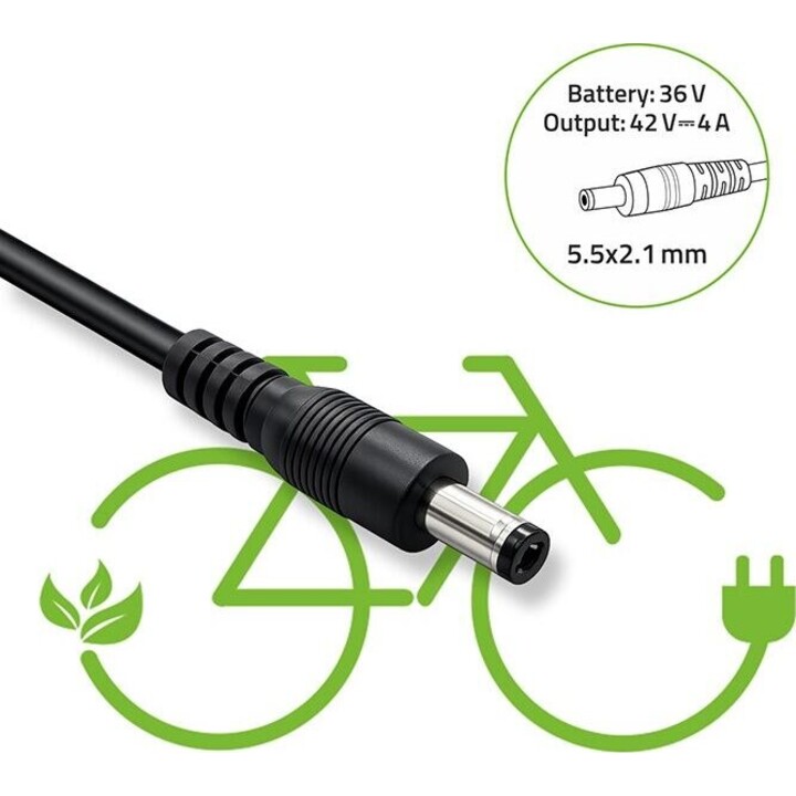 Chargeur pour vélo électrique 36V 42V 4A 5,5 x 2,1