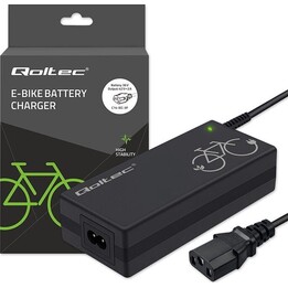 Carregador para bicicleta elétrica 36V 42V 2A C14 IEC 3 pinos