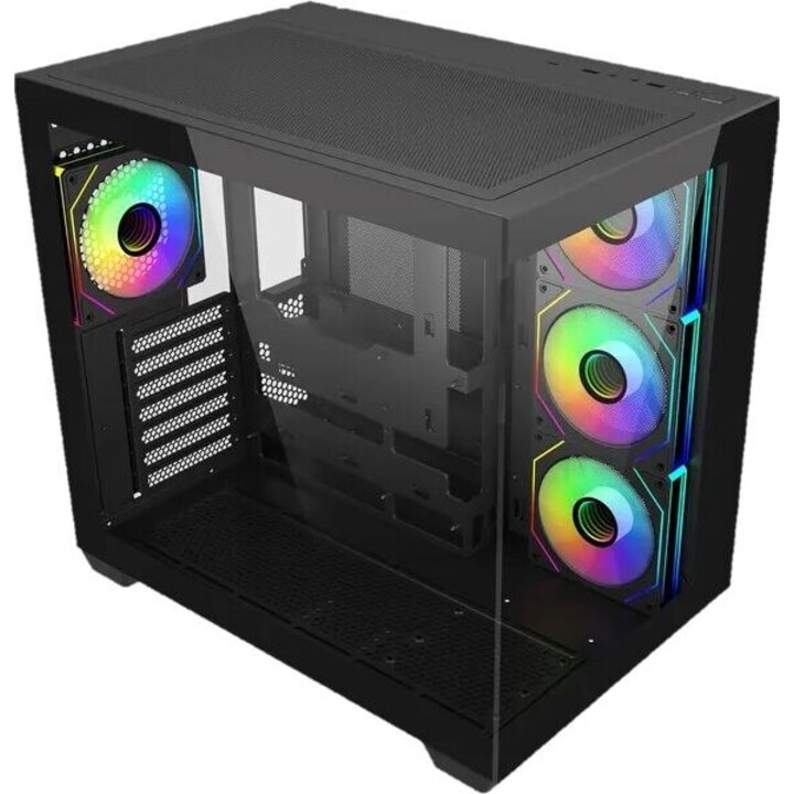 Cooler Master Elite 681 caja ATX de vidrio templado negra