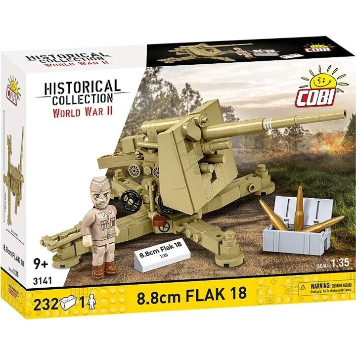 Blocchi 8,8 cm Flak 18 232 pezzi 1:35