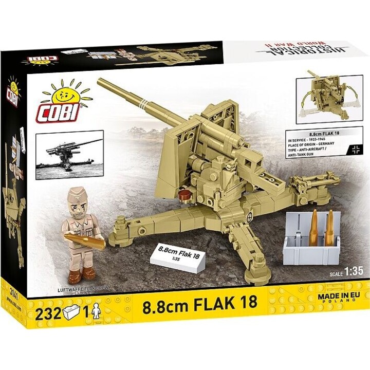 Blocchi 8,8 cm Flak 18 232 pezzi 1:35