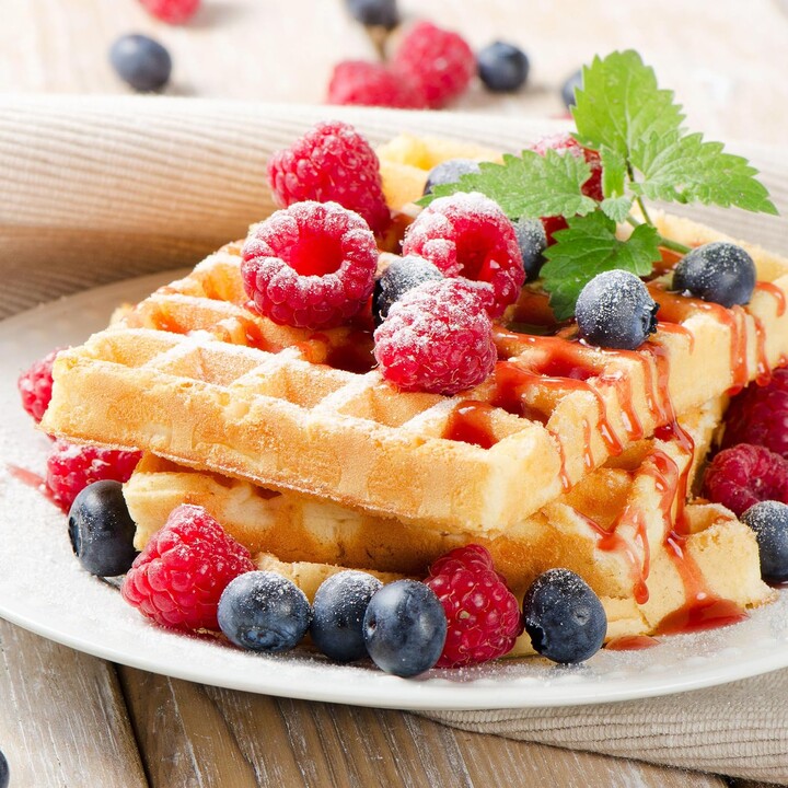 Salter EK2249TFVDE Waffeleisen mit tiefer Füllung