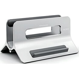 Support à gravité pour MacBook argenté